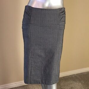 MICHEL | Pinstripe Pencil Skirt